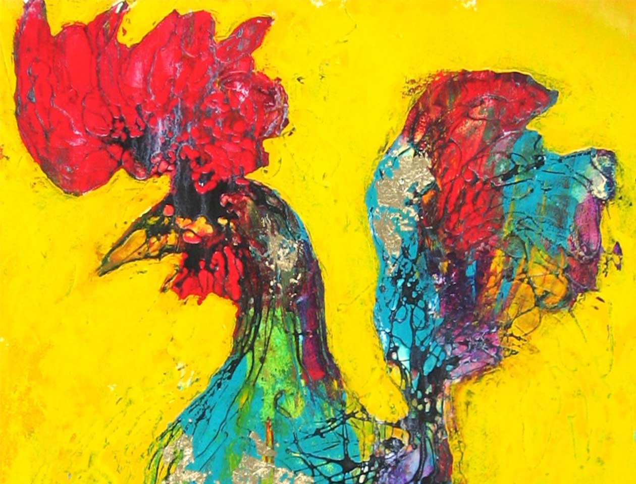 Coq au soleil