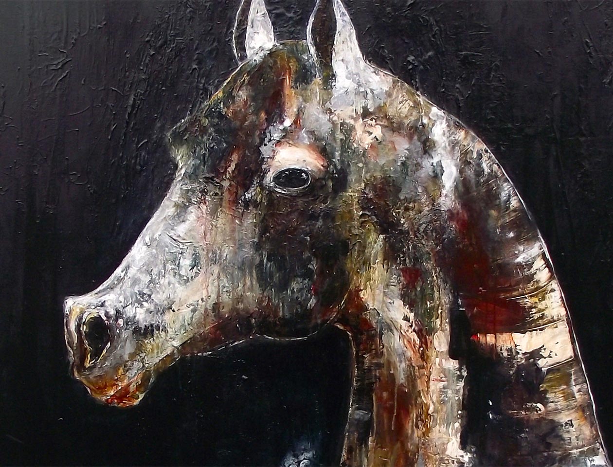 UN CHEVAL LA NUIT